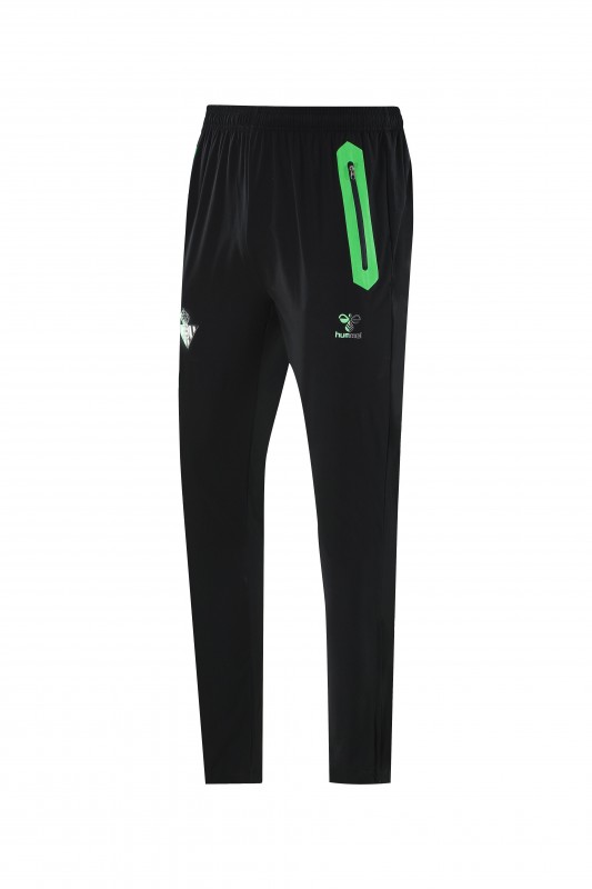 25/26 Real Betis White Black Green  Full zipper Jacket Tracksuit+ long pants
