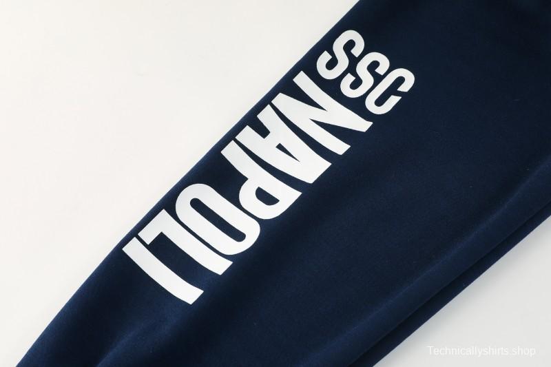 25/26 Napoli  White  Full zipper Jacket Tracksuit+ long pants