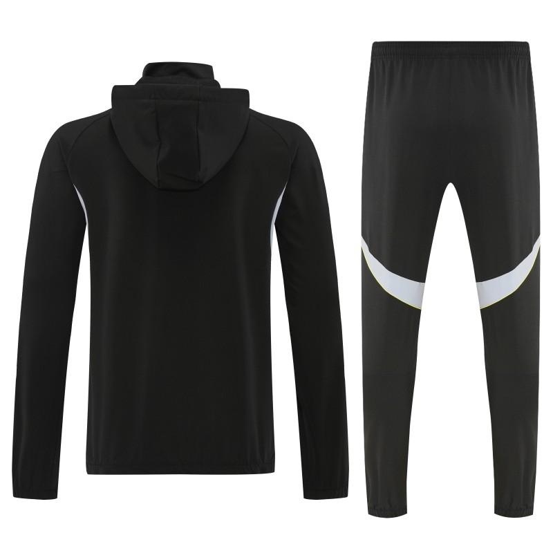 25/26 Real Madrid Blue Full zipper Jacket Tracksuit+ long pants