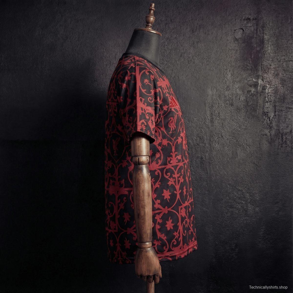 25/26 Liverpool Training Jersey Red And Black Jersey