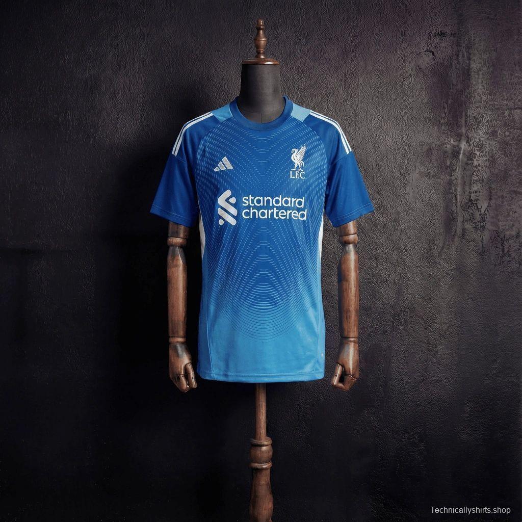 25/26 Liverpool Goalkeeper Blue Jersey
