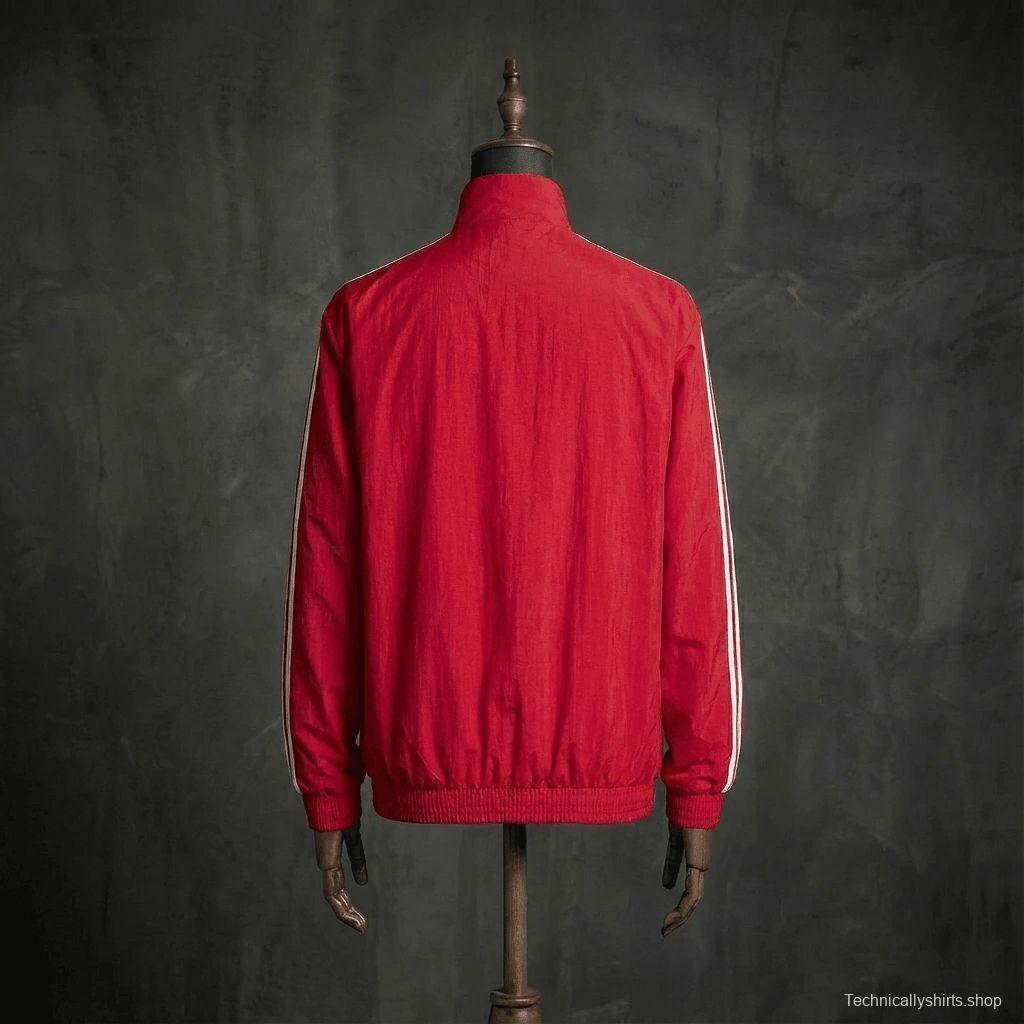 2026 Liverpool Red And White Reversible Full Zipper Jacket