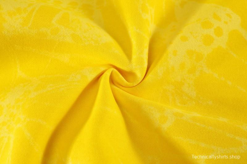 25/26 Colombia Yellow Embroidered Logo Hoodie