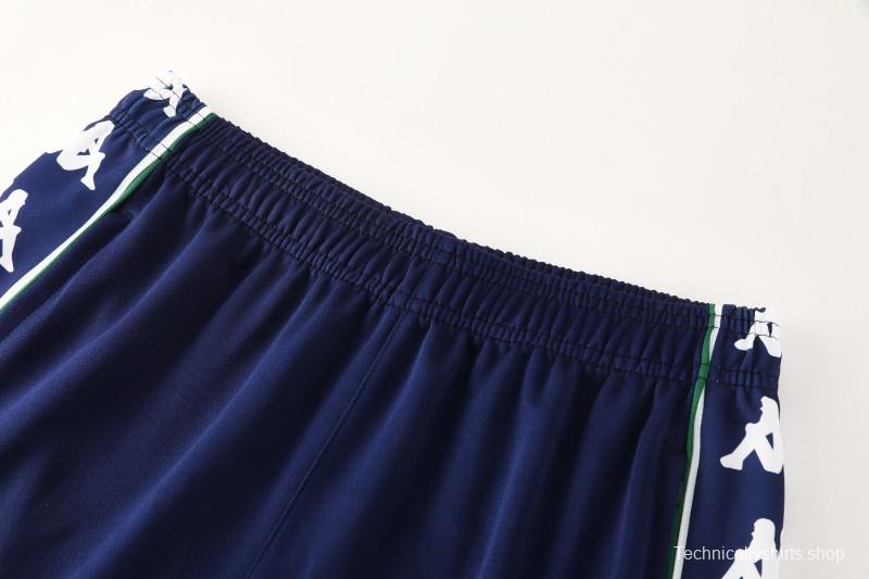 26/27 Real Betis x Kappa Navy Blue  Full Zipper Jacket Tracksuit + Long Pants