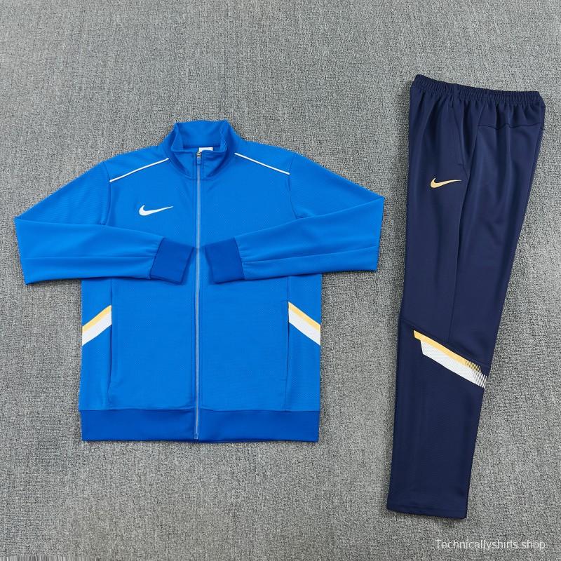 2026 NIKE Blue Full Zipper Jacket + Long Pants
