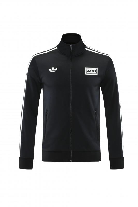 2026 Adidas Black Full Zipper Jacket + Long Pants