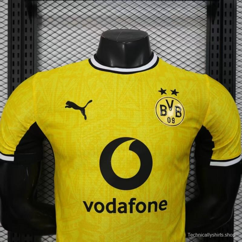 25/26 Player Version Borussia Dortmund Yellow with Black Trim Jersey