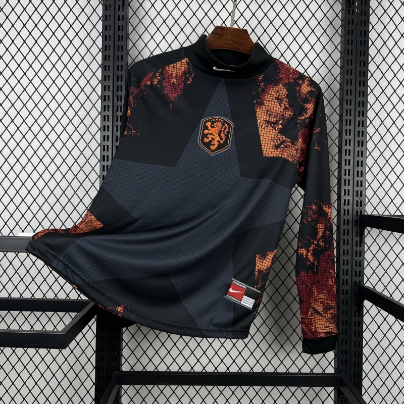2026 Netherlands Hollywood Goalkeeper Long Sleeve Jersey