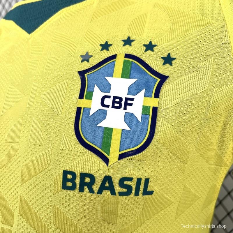 2026 Player Version Mens Brazil World Cup Home Jersey