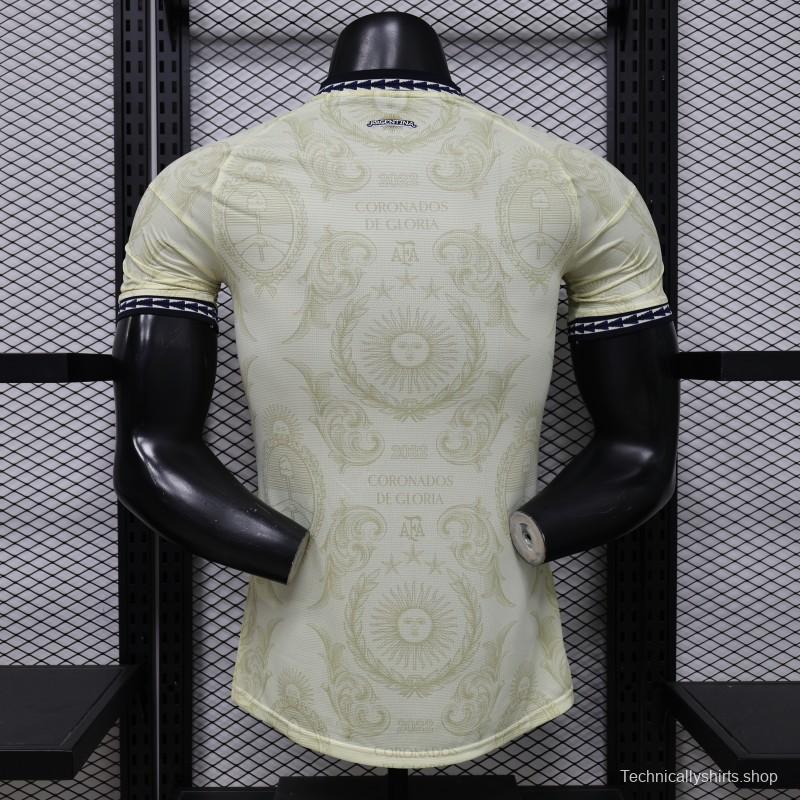 Player Version 26/27 Argentina  Champagne Special Edition Jersey