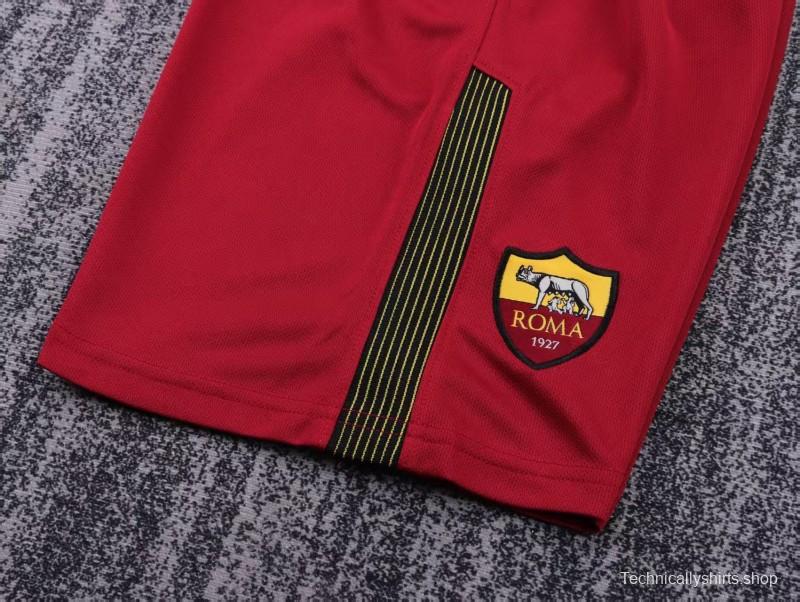 Retro Kids 17/18  AS Roma Home Jersey