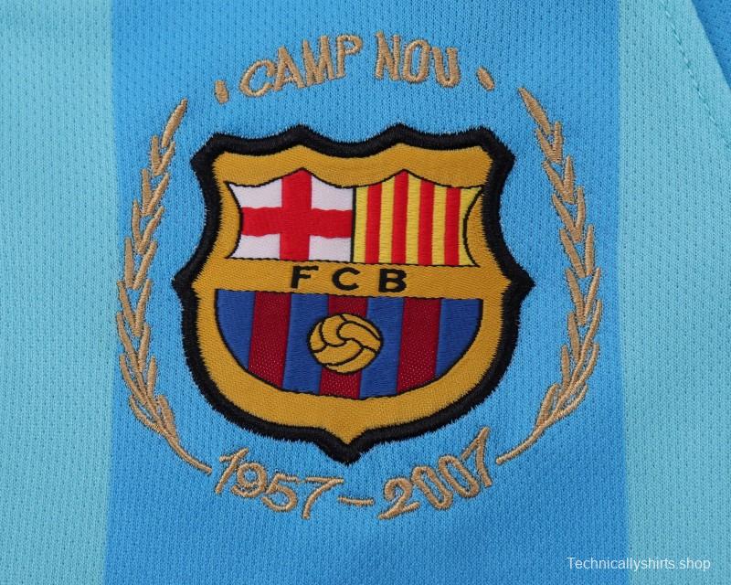 Retro Kids 07/08 FC Barcelona Away Jersey