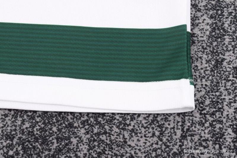Retro Kids 01/03 Sporting CP White Green Home Long Sleeve Jersey