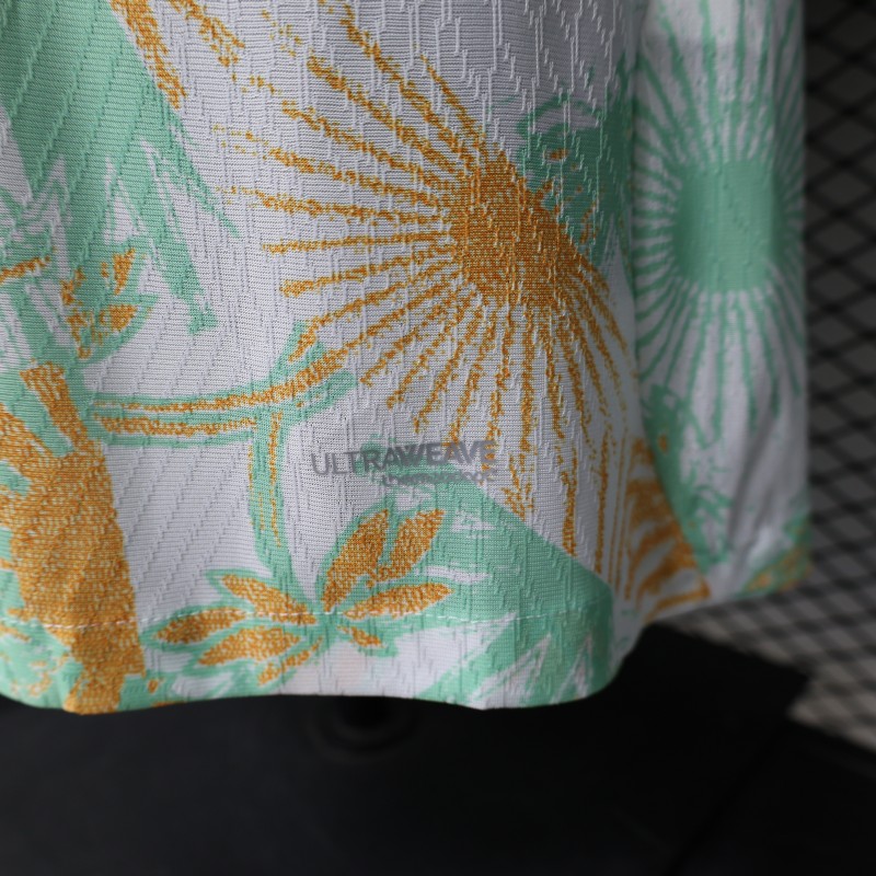 Player Version 2026 Ivory Coast Away White with Tropical Sunflower  Print Jersey