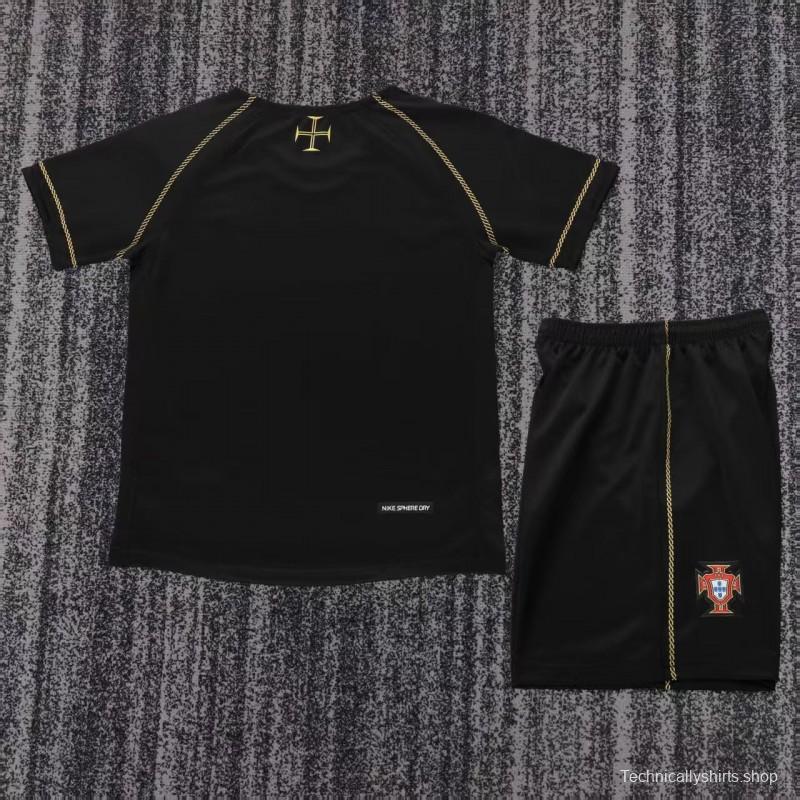 Retro Kids 2006 Portugal Away Jersey