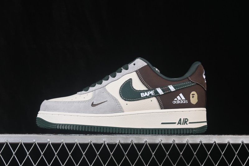 Nike Air Force 1 '07 Low Collaboration Casual Skateboarding Shoes with Full-Length Air Cushion - DW8806-012