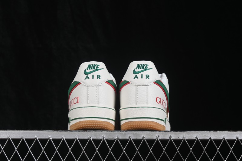 Nike Air Force 1 '07 Low x Collaboration Retro Basketball Sneakers with Full-Length Air Cushion - NH0601-600