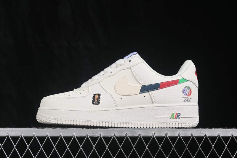Nike Air Force 1 '07 Low World Cup Theme Casual Sneakers - DW8806-014