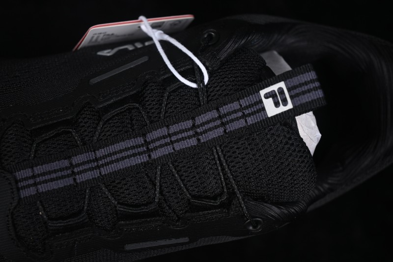 Fila Performance Athletics Sport Nuvole Run 3+ Comfortable Durable Low-Top Running Shoes - A12M611801FBK