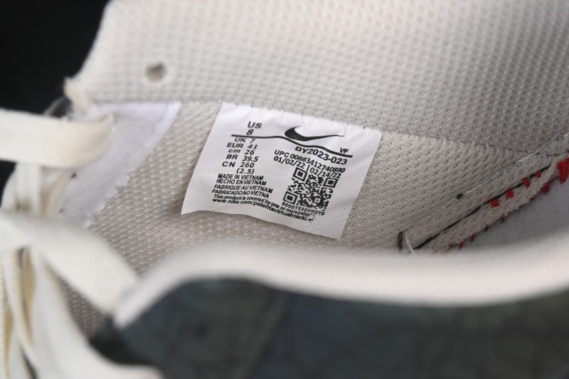 Nike Air Force 1 '07 Low Stained Glass Shard Hand-Painted Iridescent Cracked Mirror Low-Top Casual Sneakers - DY2023-203