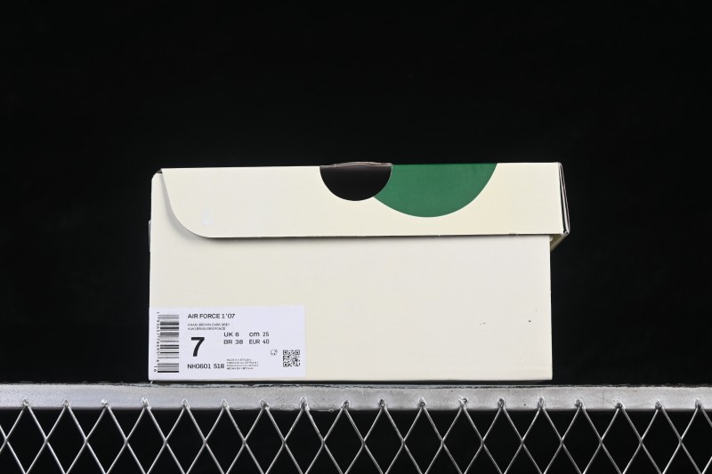 Nike Air Force 1 '07 Low Year of the Horse Limited Edition Casual Sneakers with Emerald Green and Apricot Accents - NH0601-518