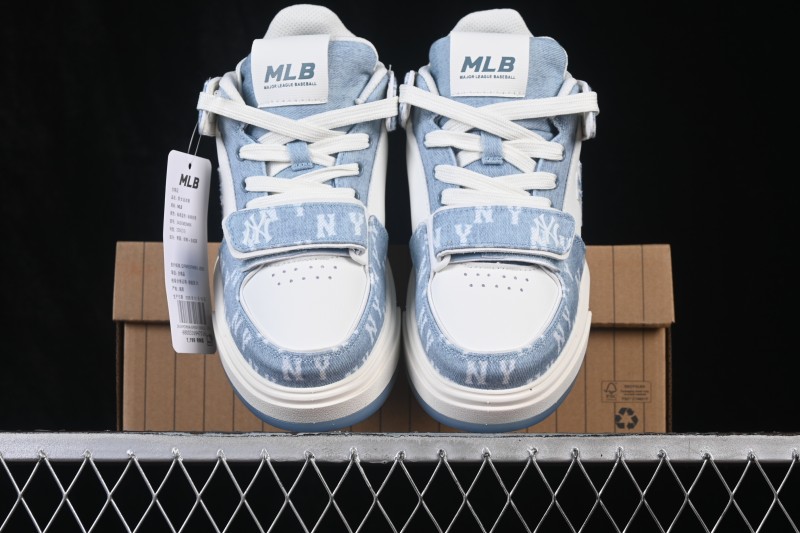 NY MLB Chunky Liner Pocket Monogram New York Yankees Platform Running Shoes - 3ASXMDM6N50BLS