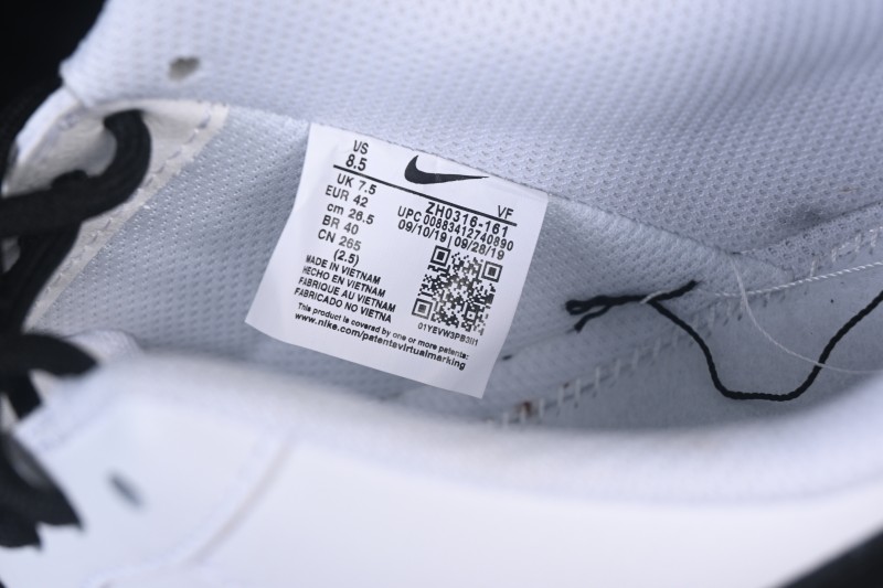 Nike Air Force 1 '07 Low Anime Style Classic Black and White Contrast Casual Sneakers - ZH0316-161