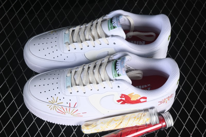 Nike Air Force 1 '07 Low Lunar New Year Embroidery Casual Skateboarding Shoes - IQ1133-111