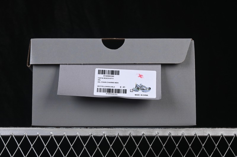 Balenciaga 3XL Charms Men Running Shoes with Layered Mesh Construction - W3XCN9711