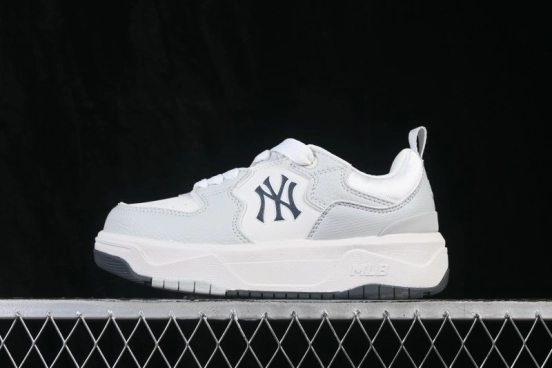 MLB New York Yankees Chunky Curve Liner Running Shoes with Thick Sole - 3ASXM096N50GRS
