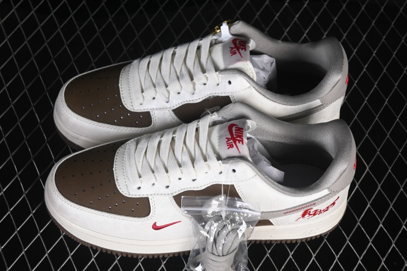Nike Air Force 1 '07 Low Chinese New Year Limited Edition White Green Retro Basketball Sneakers - DW8806-008