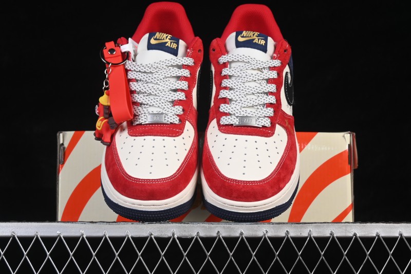 Nike Air Force 1 '07 Low Year of the Horse Special Edition Running Shoes with Red Accents - FC1688-265