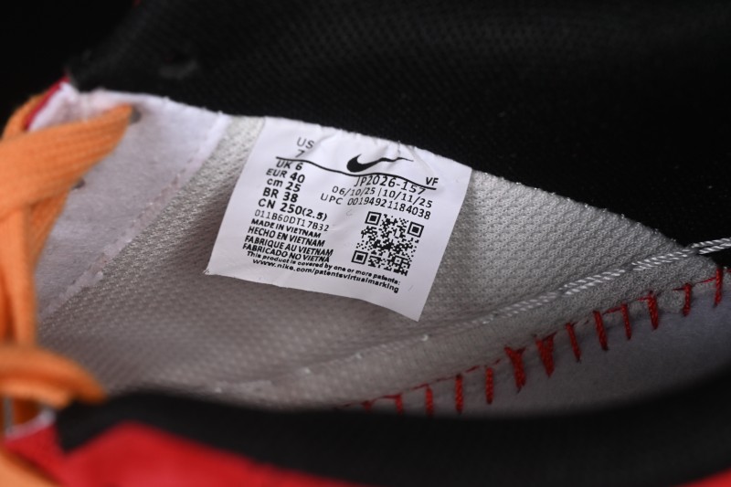 Nike Air Force 1 '07 Low Chinese New Year Running Shoes with White Red Gold Splatter Design - JP2026-157