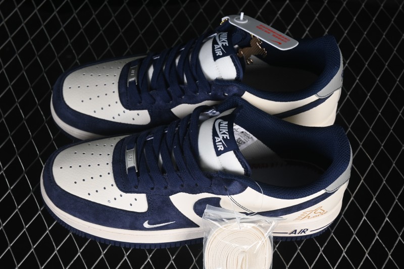 Nike Air Force 1 '07 Low Year of the Horse Limited Edition Navy Blue Basketball Shoes - XD0028-013