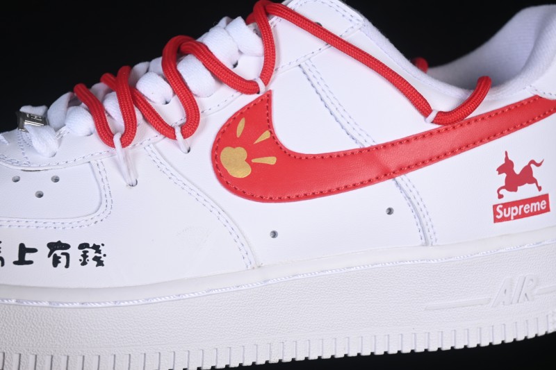 Nike Air Force 1 '07 Low Chinese New Year Horse Year Edition Casual Sneakers with Lucky Embellishments - CZ0270-102