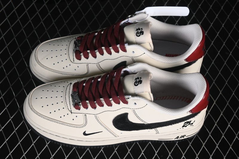 Nike Air Force 1 '07 Low Year of the Horse Limited Edition Porcelain Ink Canvas Sneakers - IB4607-171