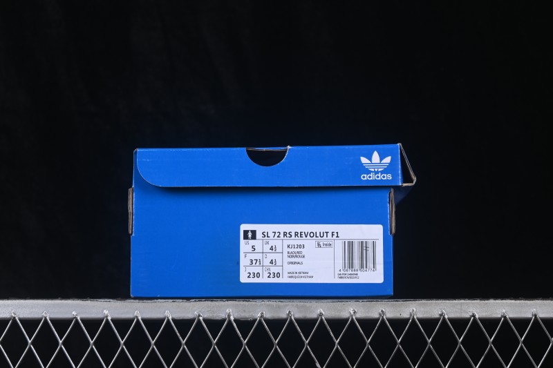 Adidas Originals SL 72 Retro Running Shoes with Classic Suede Overlays - KJ1203