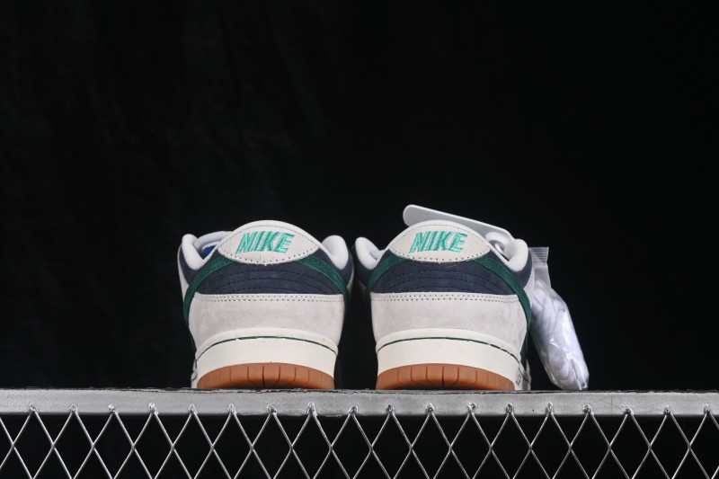 Nike SB Dunk Low Suede Grey Gum Skateboarding Shoes - HF3704-001