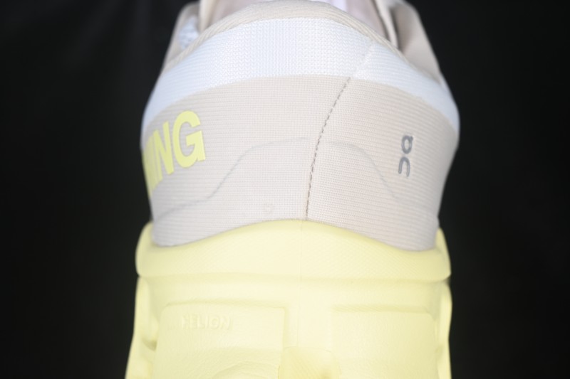 On Cloudmonster 3 Comfort Anti-Slip Durable Cushioned Running Shoes - 3MG10053078 Ivory Limelight