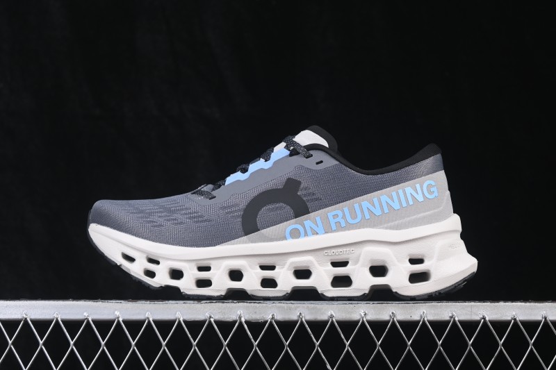 On Cloudmonster 3 Comfort Anti-Slip Wear-Resistant Cushioned Running Shoes - 3MG10054857 Rock Silver