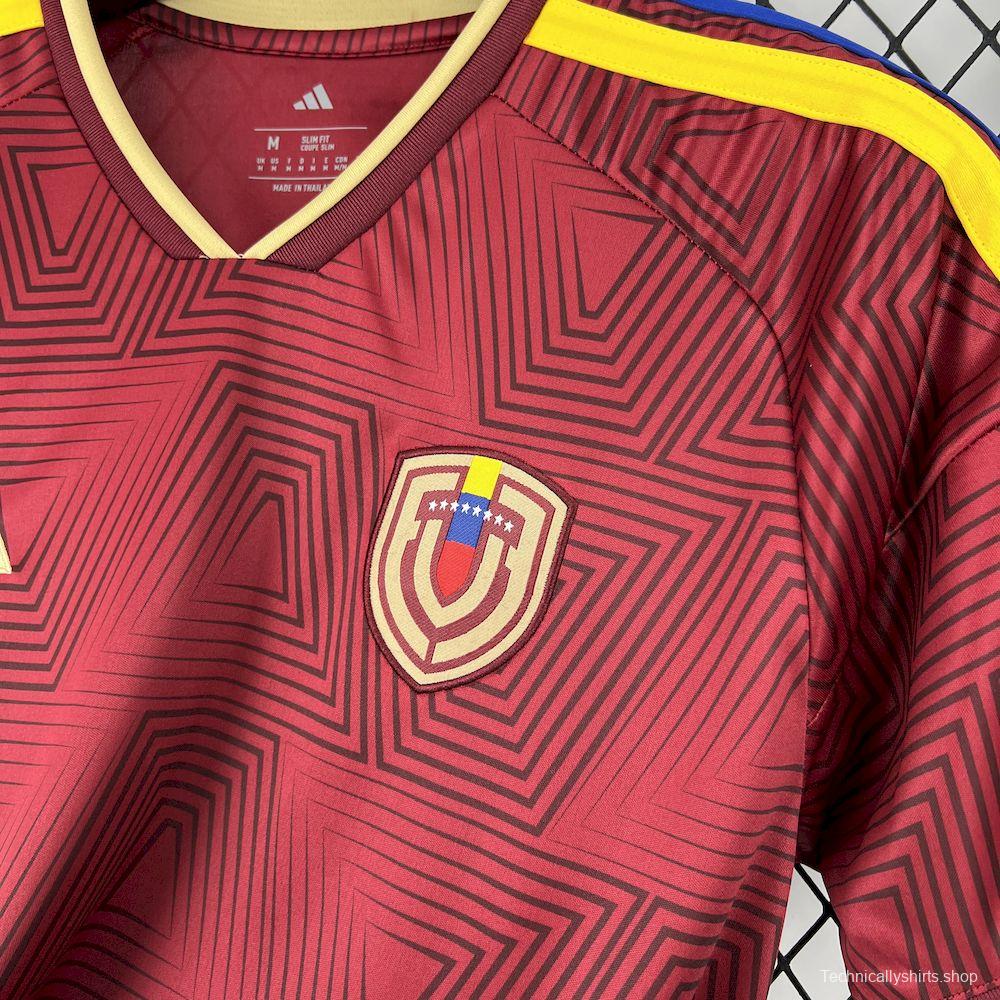 2026 Mens Venezuela World Cup Home Jersey