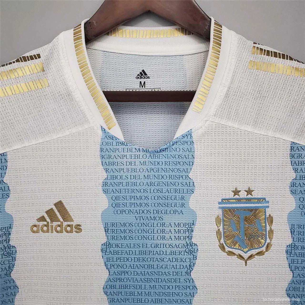 Retro 2021 Argentina Home Maradona Commemorative Edition Jersey