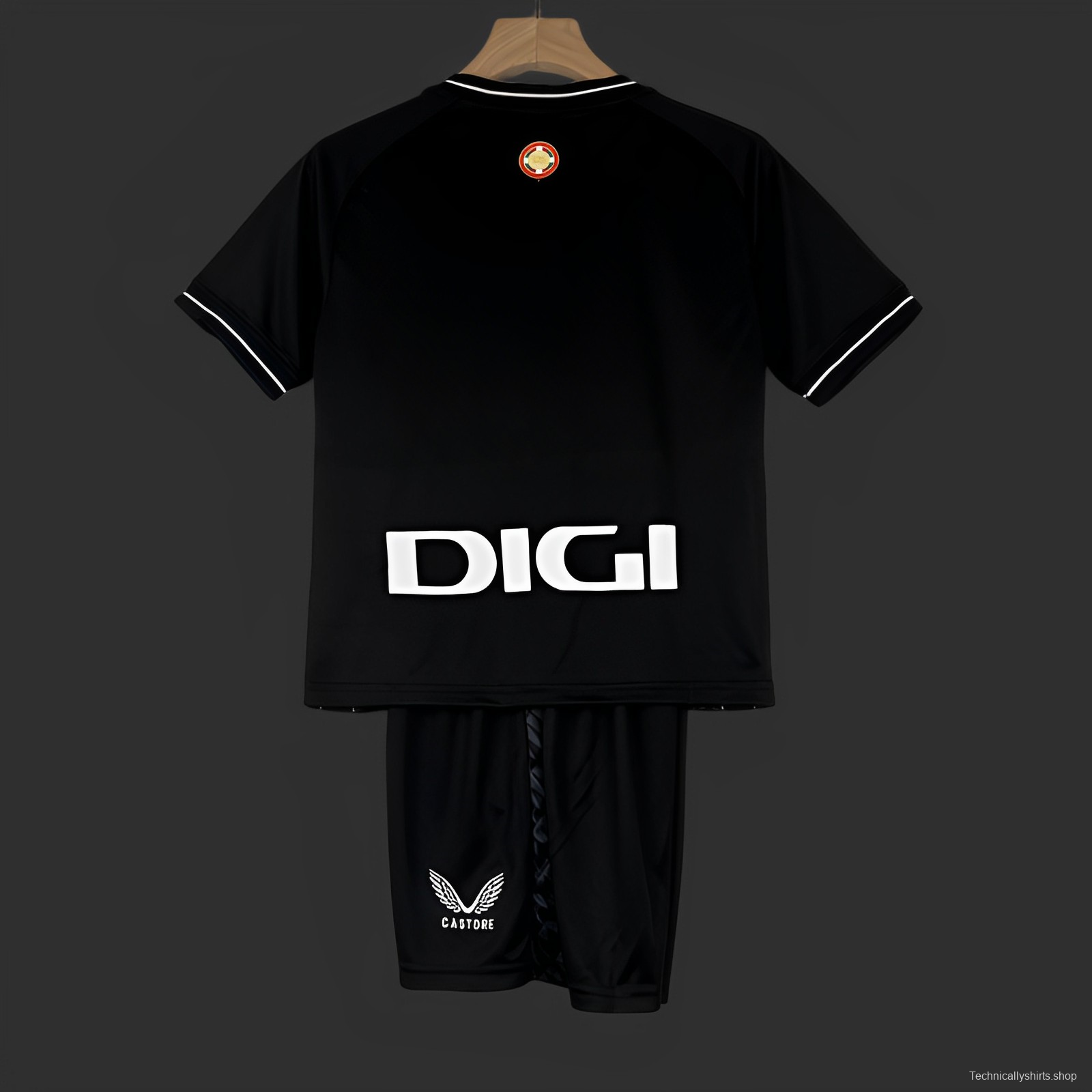 23/24 Kids Athletic Bilbao Away Black Jersey