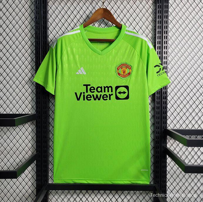 23/24 Manchester Untied Green Goalkeeper Jersey