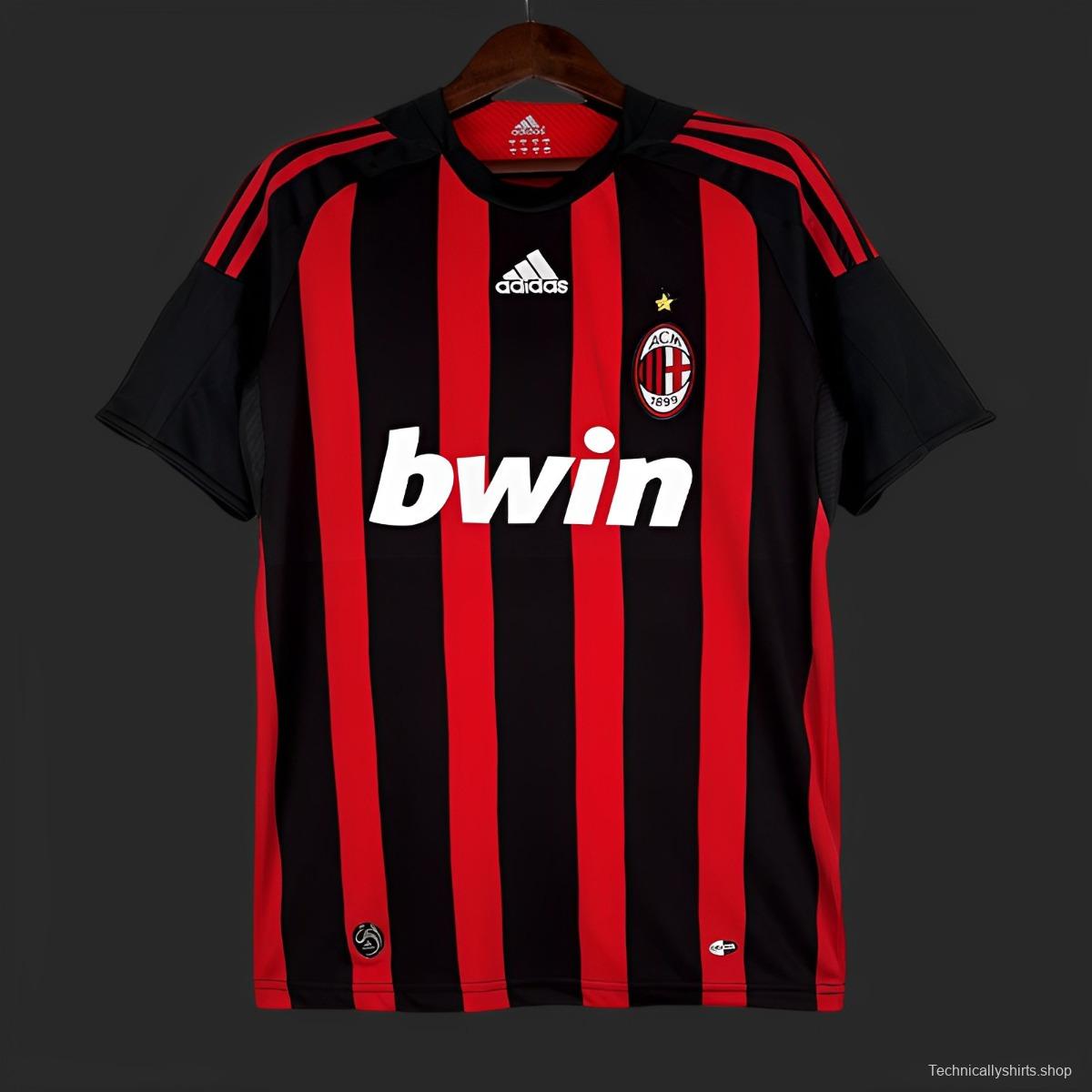 Retro 08/09 AC Milan Home Jersey