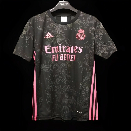 Retro 20/21 Real Madrid Third Black Jersey
