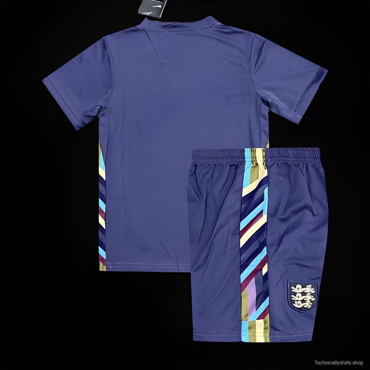 2024 Kids England Away Jersey