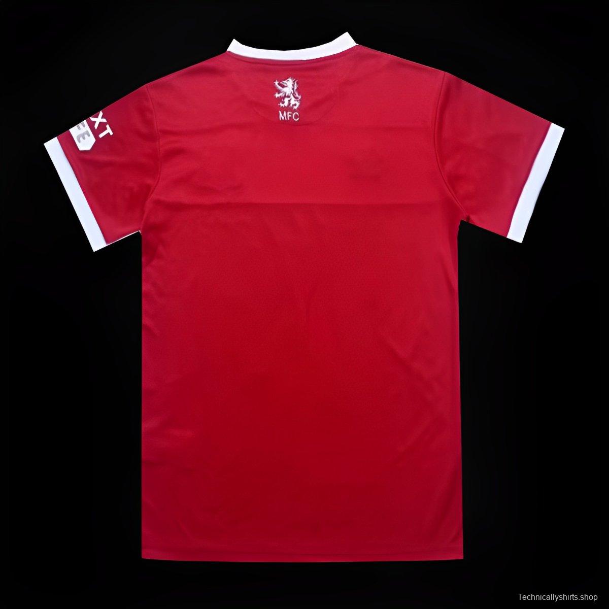 24/25 Middlesbrough Home Jersey