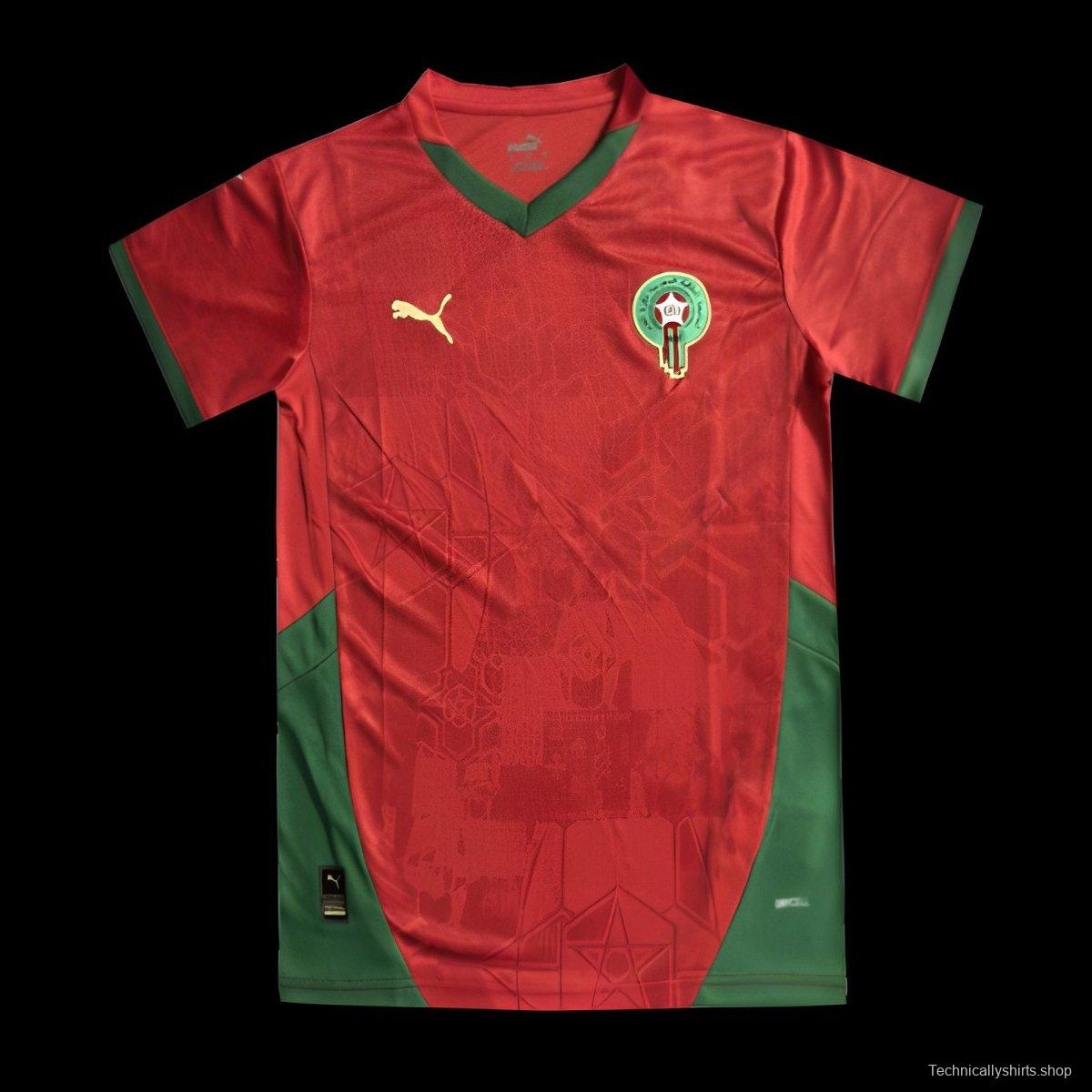 2024 Morocco Home Jersey