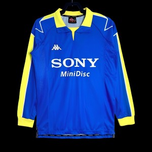 Retro 97/99 Juventus Away Blue Long Sleeve Jersey